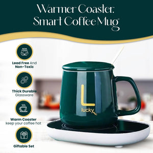 Smart Coffee Tea Mug Warmer Coaster. Best Christmas Gift Idea - Tolicious